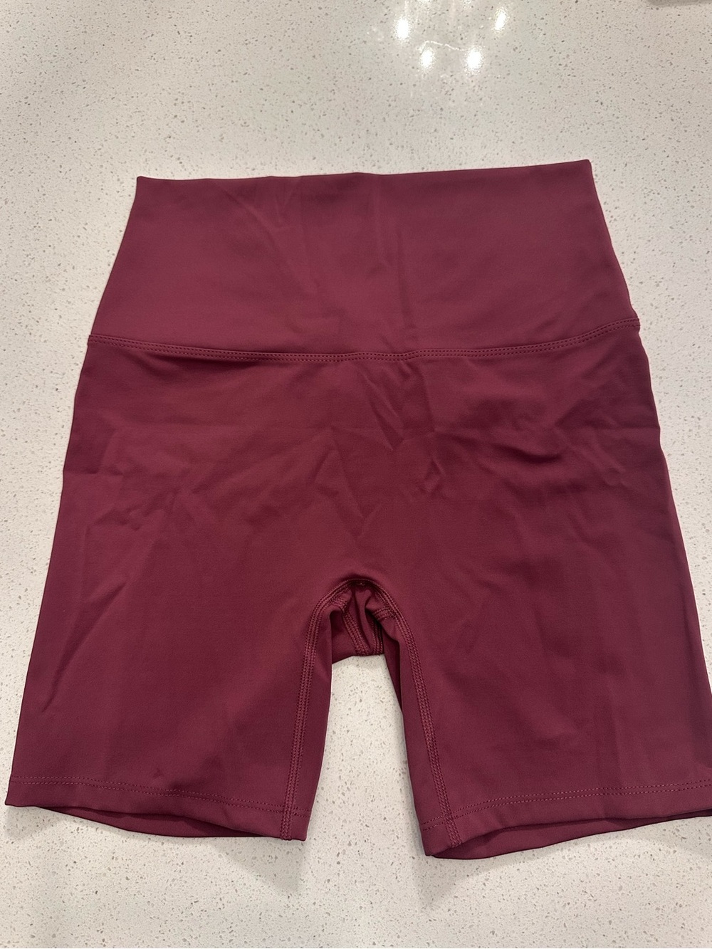 lululemon athletica High-Rise Bike Shorts in Deep Burgundy